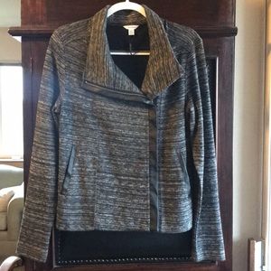 Calvin Klein box-cut knit jacket